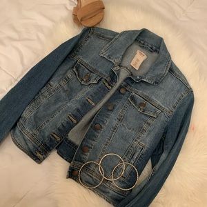 Mossimo Cropped Jean Jacket